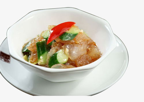 餐饮美食菜肴凉拌海蜇高清素材 png 设计图片 免费下载 页面网页 平面电商 创意素材 png素材 素材